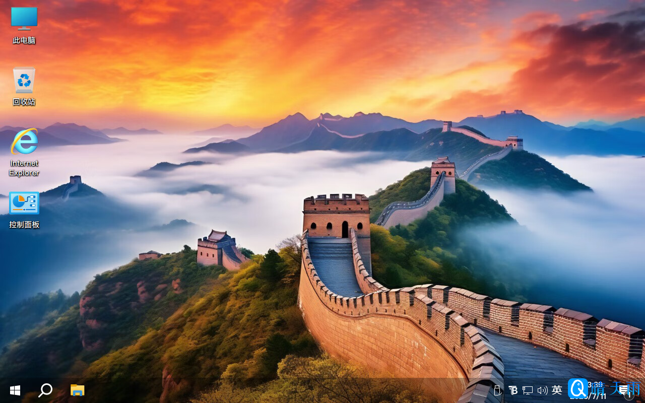 图片[1]-【不忘初心游戏典藏版】[太阳谷] Windows10 22H2（19045.2728）无更新[精简版][2.9G] 苹果mac字体  游戏、办公典藏版-晴天雨